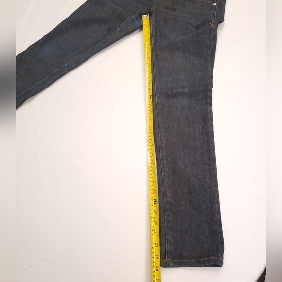 Armani Exchange Dark Blue/ Straight Leg Denim Women's Size 4 - Picture 7 of 12